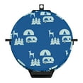 thumbnail image 5 of Leisure 30 Gallon Collapsible Indoor Oxford Fabric Recycling Bin, Blue, 5 of 9