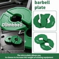 thumbnail image 4 of 2PCS Gym Micro-Type Plates Dumbbell Fractional Weight Plate Rubber Fractional Weight Plates Add-on Aperture 35mm 0.25KG, 4 of 8