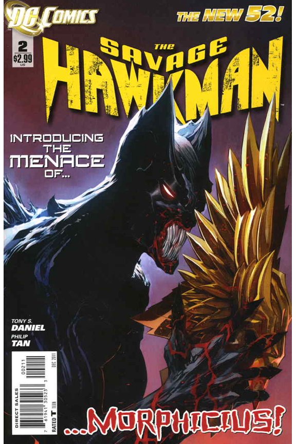 Savage Hawkman, The #2 VF ; DC Comic Book