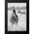 thumbnail image 2 of Bertsch, Hannes 11x14 Black Modern Framed Museum Art Print Titled - Zebra Bw, 2 of 5