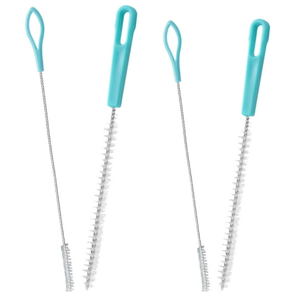 Raindrops 4Pcs Bottle Brush Cleaner for Baby Bottle Straw Icing Nozzle 8x0.5in