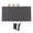 Black - US Plug, variant on NFTIGB 1x2 SDI Splitter Distribution Amplifier, 1 in 2 Out Video Converter for 3G/HD/SD-SDI 1080P Security Monitoring System, EU Plug (100-240V) Aluminum Shell - 6.3 inch / 16 cm