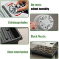 thumbnail image 4 of Seed Starter Tray with DomeSets XL Cell Seedling Trays(Total Cells) Plant Germination Tray with Humidity Vented Lid and Base Mini Propagator Plant house for Seed Growing, 4 of 9