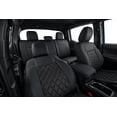 thumbnail image 6 of Coverdream Custom Fit For Tacoma Car Seat Covers for Toyota Tacoma Base 2012-2015 - Breathable Leather Auto Seat Covers (Full Set,Black With Red), 6 of 7