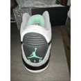 thumbnail image 4 of Ni - ke Ni - ke Air Jordan 3 Retro Shoes Black Wolf Gray Green Glow CT8532-031 Men's & GS, 4 of 5