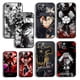 thumbnail image 2 of Funda de silicona suave con trébol negro de Anime para Apple iPhone 15, 14, 13, 12 Mini, 11, XS, XR, X, 8, 7 Pro Max Plus, 2 of 5