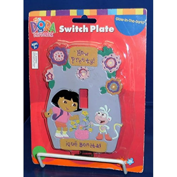 Nick Jr Dora the Explorer Glow-In-the-Dark Switch Plate