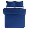 thumbnail image 6 of Legacy Decor Modern Abstract Blue Geometric 3-Piece Reversible Queen Bedspread, 6 of 6
