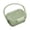 Green, variant on Partheme 9x7x3 Inch Hanging Retractable Colander, Thickened Vegetable Washing Basin for Kitchen, Fruit Rice Strainer, Bathroom Toiletry Storage Basket, Green