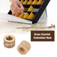 thumbnail image 4 of Écrou d'Insert Moulé Rond en Laiton,50pcs M3 Cylindre Moleté, 4 of 8