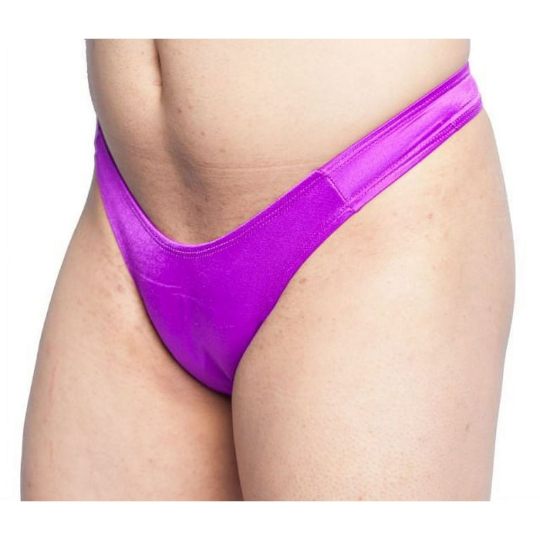 Tucking Gaff Panties For Crossdressing Men and Trans-Women, Thong-Style  Purple Size XL 