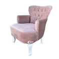 thumbnail image 3 of Sillon Vintage Individual Terciopelo Palo de Rosa, 3 of 3