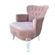 thumbnail image 3 of Sillon Vintage Individual Terciopelo Palo de Rosa, 3 of 3
