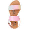 thumbnail image 5 of bebe Girls’ Sandal – Two Strapped Patent Leatherette Glitter Sandals (Toddler/Little Kid), 5 of 7