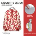 thumbnail image 5 of "Elegant Butterfly Design Bookbag - Spacious College Backpack with Padded Laptop Sleeve, Trendy Style", 5 of 6