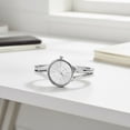 thumbnail image 3 of Blekon Collections Womens 28mm Case Multicolored Semi Opening Cuff Bangle Watch, 3 of 6