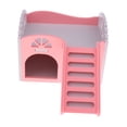 thumbnail image 1 of Juguete De Hámster HAMSTER HOUSE DIY Ensamble Pequeño Animal Gerbil Ratón Conejillo De Jaula Rosado Yinane Pet Hamster Sleep House, 1 of 8