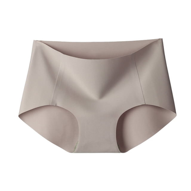 Plebaso High Waisted Seamless Underwear for Women Full Coverage Ladies Briefs Soft Lightweight Panties