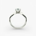 thumbnail image 4 of Arise Jewel 1.7 Ct Pear Cut Moissanite Ring - 14K White Gold Plated Anniversary Rings - Gorgeous Love Ring for Bridal Jewelry - Engagement Wedding Ring for Women's - Valentine Day Gifts, 4 of 4