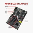 thumbnail image 4 of Gaming PC Motherboard, Heat Dissipation Motherboard CPU Combo G3930 CPU  For Desktop PC, 4 of 8