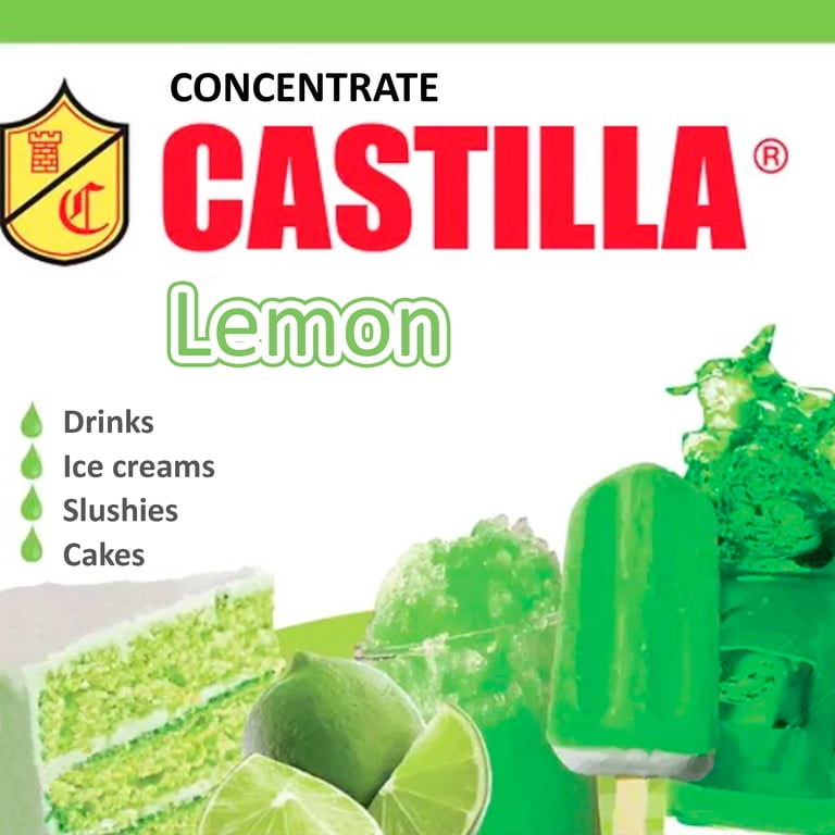 Castilla Lemon Flavor Concentrate 8.6 fl oz - Esencia de Limon