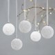thumbnail image 5 of Adornos de bolas de Navidad de 3,15 pulgadas, 12 piezas de bolas de espuma con lentejuelas brillantes, decoraciones navideñas inastillables, bolas colgantes de Navidad para árboles de Navidad,, 5 of 5