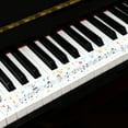 thumbnail image 5 of Removable Piano Key Stickers for Beginners Kids and Adults Easy To Install Note Labels for 88 Key Full Size Keyboards, 5 of 5