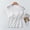 #286-White, variant on Womens Mesh Sheer Shirts Summer Short Sleeve Blouse Going Out Slim Fitted Crew Neck Tops