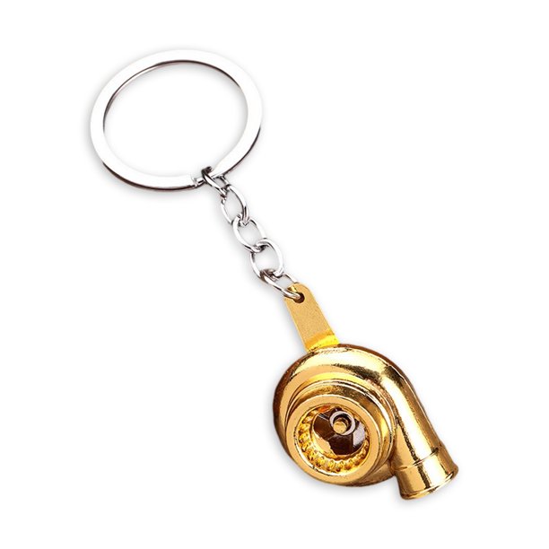 Sonducket LLavero de exterior impermeable para llaves de automóvil, anillo personalizable, adornos dinámicos portátiles, accesorios de luz en blanco Accesorios de disfraces Imitación de oro Sonducket AP014090-06