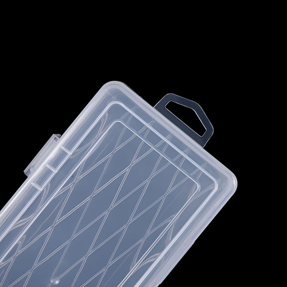 ACDANC Paint Brushes Storage Box Plastic Long Paintbrushes Case Holder Container with Buckle for Oil Watercolor Painting Pencil