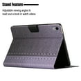 thumbnail image 3 of TECH CIRCLE for iPad Mini 6 Leather Case (2021 6th Generation),Card Slot PU Leather Wallet Cover with Sleep / Wake Feature Flip Kickstand for iPad Mini 6th, Gray, 3 of 7