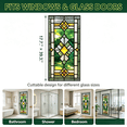 thumbnail image 3 of Static Cling Window Film Rainbow Prismatic Glass Decor,Removable No Residue Privacy Film for Home Bathroom Living Room Window Makeover 17.7"*39.4", 3 of 5
