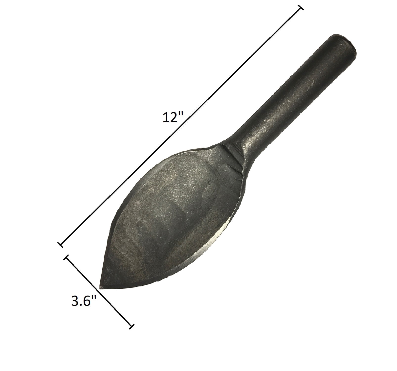 DeWit “Bad Ass” Garden Trowel – 12″ Heavy-Duty Hand Tool, Solid Steel Construction with Hardwood Handle