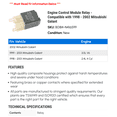 thumbnail image 2 of Engine Control Module Relay - Compatible with 1998 - 2002 Mitsubishi Galant 1999 2000 2001, 2 of 2