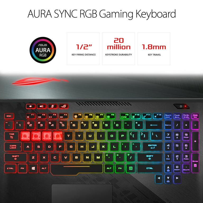 ノートPC ASUS - ASUS ROG STRIX i7-8750H/GTX 1060/16GB ASUS ROG Strix Gaming Laptop 15.6