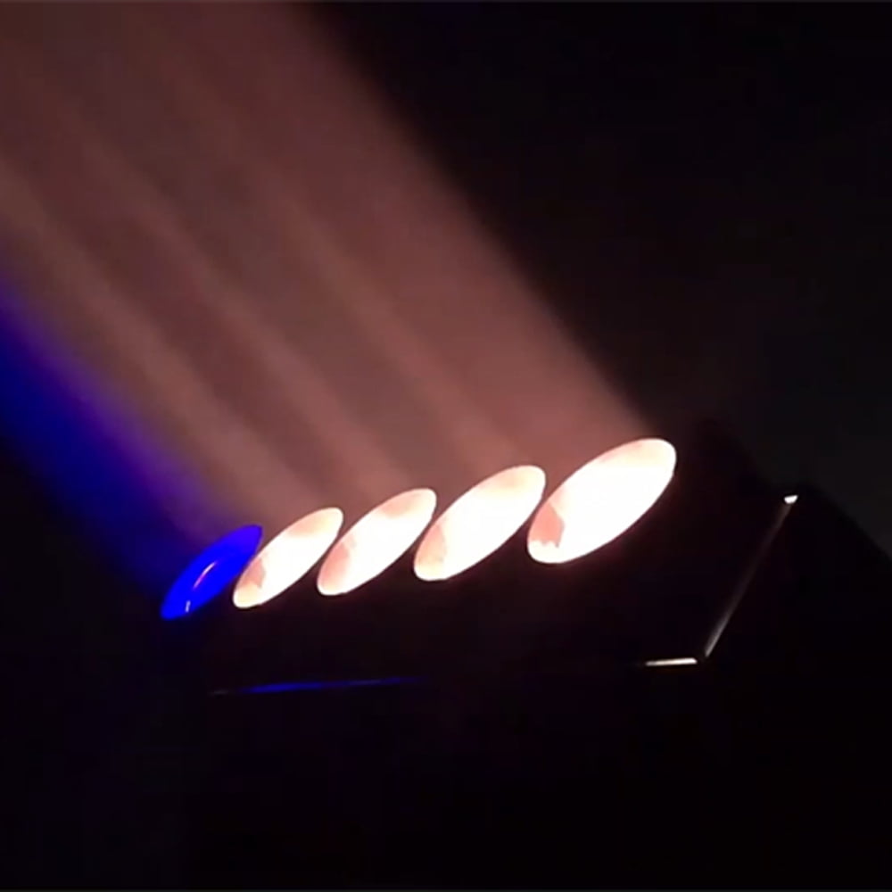 Jacmui 5X60W LED Moving Head Zoom Light Pixel Beam Wash Strobe Bar Stage Lighting