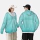 thumbnail image 4 of Fotbe Blue And Turquoise Chaqueta con Protección Solar UPF 50+ para Hombre y Mujer, Camisa con Capucha y Bolsillos-XX-Large, 4 of 7