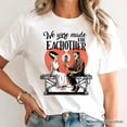 thumbnail image 5 of Romantic Frankenstein and Bride T-Shirt, We Were Made for Each Other Tee for Spooky Couples, 5 of 6