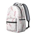 thumbnail image 2 of Pioneer Flower Floral Print Pattern Backpack for School, Cute School Bag with Adjustable Shoulder Straps and Padded Back, 15.3"x11"x7.1", 2 of 5