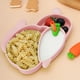 thumbnail image 5 of Juego de platos divididos de silicona para niños pequeños con forma de conejo, plato infantil, plato para niños, plato para bebés, plato de silicona, plato dividido, plato de silicona para, 5 of 7