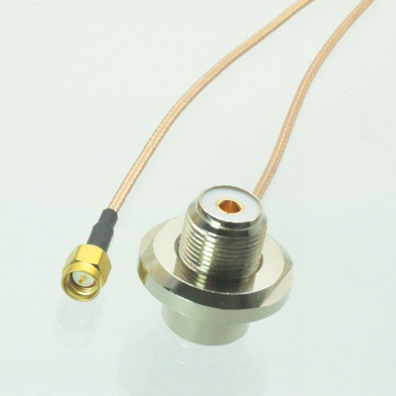 SMA male to SO239 UHF female bulkhead right angle for car radio antenna RG316 cable 16FT Quick USA Shipping