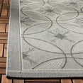 thumbnail image 4 of Safavieh Courtyard Rose Geometric Indoor/Outdoor Area Rug, Anthracite/Light Gray, 5'3" x 7'7", 4 of 9