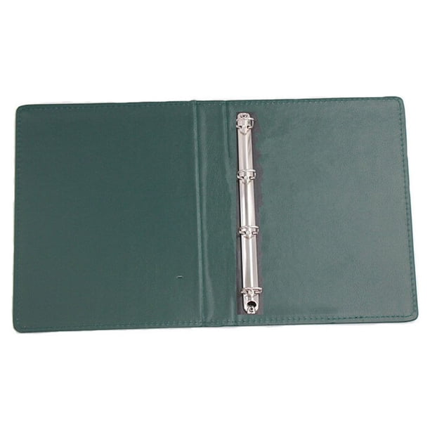 Álbum de Sellos Postales de Hojas Sueltas de Cuero Billuyoard Libro de Colección de Monedas Verde
