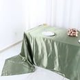 thumbnail image 5 of BalsaCircle 90" x 156" Satin Rectangular Tablecloth Eucalyptus Sage Green, 5 of 8