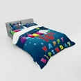 thumbnail image 3 of Ambesonne Colorful Bedding Set 3 Pcs, 16 Party, Twin, Multicolor, 3 of 3
