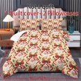 thumbnail image 3 of Yspwyqan Vintage Santa Claus Bed Set King, Soft Microfiber Christmas Comforter Set for Holiday Bedroom Guest Room Decor, Includes 1 Quilt Cover & 2 Pillow Shams, 3 of 7
