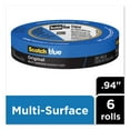 thumbnail image 7 of Original Multi-Surface Painter's Tape, 3" Core, 0.94" X 60 Yds, Blue, 6/pack | Bundle of 5, 7 of 7