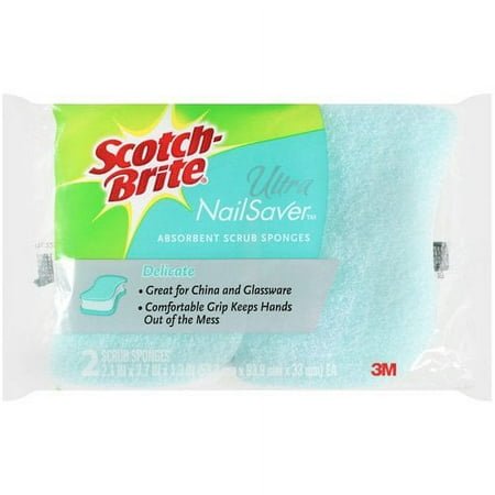 Scotch-brite Scotch Brite Dd Nail Saver Sponge 2ct