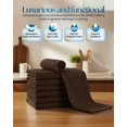 thumbnail image 2 of Utopia Towels Kitchen Bar Mops 16 x 19 Inches, 100% Cotton Super Absorbent Ribbed Bar Towels, Multi-Purpose Cleaning Towels for Home and Kitchen Bars 12 Pack Brown, 2 of 9