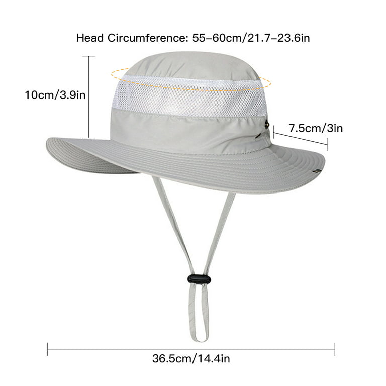 Sun Blocker Outdoor UV Sun Protection Hat with Neck Flap for Men
